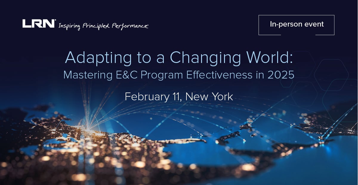 Global Masterclass series | New York | Adapting to a Changing World: Mastering E&C Program Effectiveness in 2025